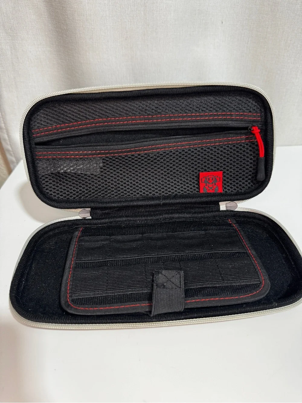 PowerA Padded Retro “Game Over” Carrying Case for Nintendo Switch Black/Red